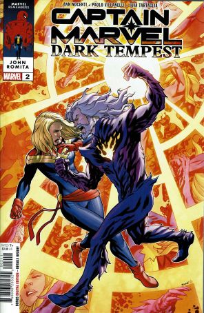 Captain Marvel: Dark Tempest 2 published by Marvel with cover art by Mike McKone