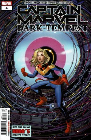 Captain Marvel: Dark Tempest 4 published by Marvel with cover art by Mike McKone