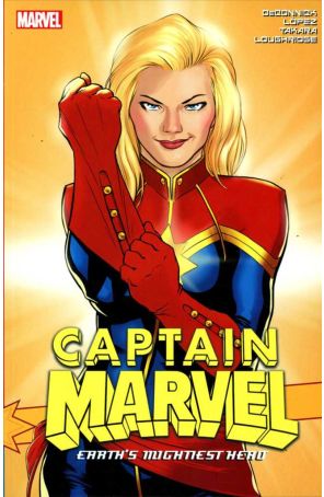 Captain Marvel: Earth's Mightiest Hero TPB 3 published by Marvel with cover art by David Lopez