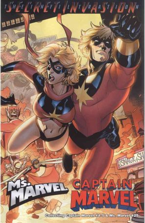 Captain Marvel/Ms. Marvel: Secret Invasion Infiltration 1 published by Marvel with cover art by Terry Dodson