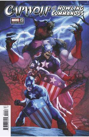 Capwolf And the Howling Commandos 2A published by Marvel with cover art by Jay Anacleto