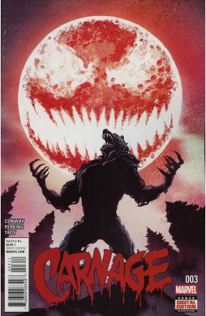 Carnage (Marvel, 2nd Series) 3 published by Marvel with cover art by Mike Del Mundo