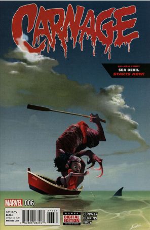 Carnage (Marvel, 2nd Series) 6 published by Marvel with cover art by Mike Del Mundo