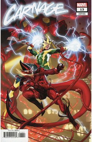 Carnage (Marvel, 3rd Series) 13C published by Marvel with cover art by Taurin Clarke