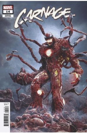 Carnage (Marvel, 3rd Series) 14C published by Marvel with cover art by Björn Barends