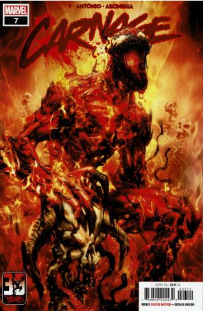 Carnage (Marvel, 3rd Series) 7 published by Marvel with cover art by Kendrick Lim