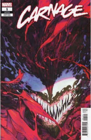 Carnage (Marvel, 4th Series) 1A published by Marvel with cover art by Rose Besch
