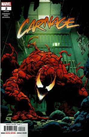 Carnage (Marvel, 4th Series) 2 published by Marvel with cover art by Paulo Siqueira