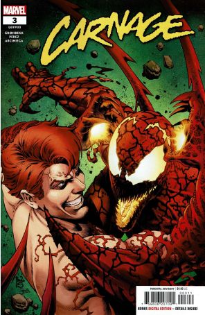 Carnage (Marvel, 4th Series) 3 published by Marvel with cover art by Paulo Siqueira