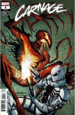 Carnage (Marvel, 4th Series) 4 published by Marvel with cover art by Juan Ferreyra