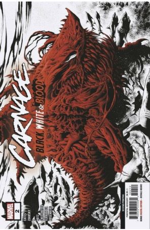 Carnage: Black, White And Blood 2 (2nd) published by Marvel with cover art by Marco Checchetto