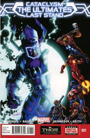 Cataclysm: The Ultimates' Last Stand 1 published by Marvel with cover art by Mark Bagley