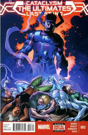 Cataclysm: The Ultimates' Last Stand 3 published by Marvel with cover art by Mark Bagley