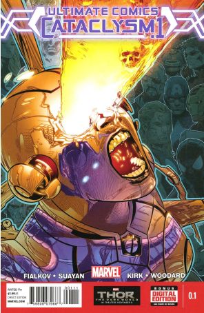 Cataclysm 0.1 published by Marvel with cover art by Michael Komarck