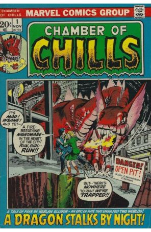 Chamber of Chills 1 published by Marvel with cover art by Gil Kane