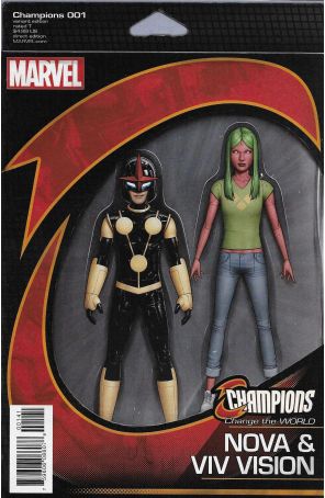 Champions (Vol. 2) 1C published by Marvel with cover art by John Tyler Christopher