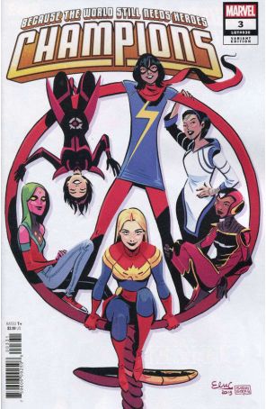 Champions (Vol. 3) 3B published by Marvel with cover art by Aaron Kim Jacinto