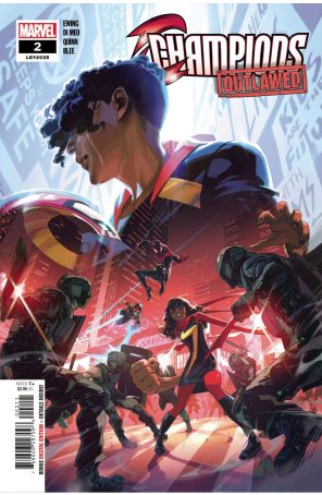 Champions (Vol. 4) 2 published by Marvel with cover art by Toni Infante