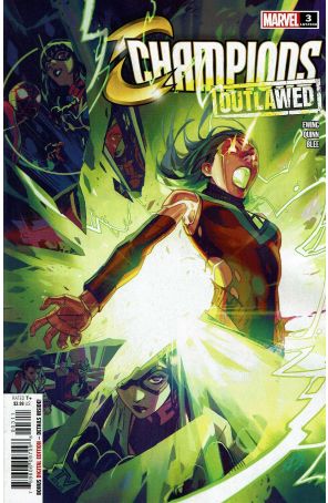 Champions (Vol. 4) 3 published by Marvel with cover art by Toni Infante