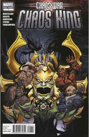 Chaos War: Chaos King 1 published by Marvel with cover art by Michael W. Kaluta