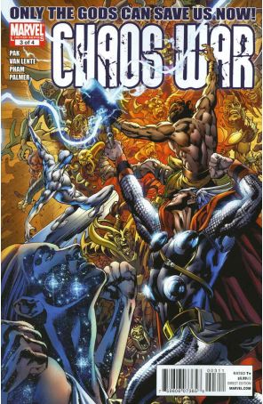 Chaos War 3 published by Marvel with cover art by Ed McGuinness