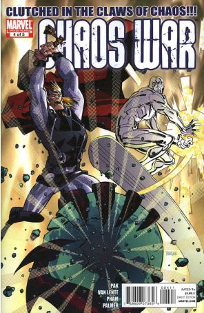 Chaos War 4 published by Marvel with cover art by Dan Panosian