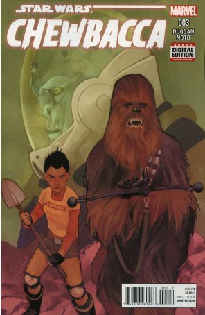 Chewbacca 3 published by Marvel with cover art by Phil Noto