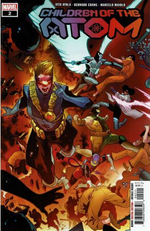 Children of the Atom 2 published by Marvel with cover art by R.B. Silva