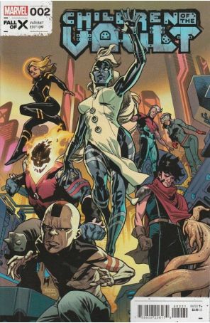 Children of the Vault 2A published by Marvel with cover art by Mahmud A. Asrar
