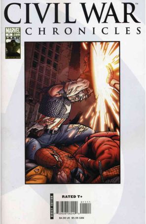 Civil War Chronicles 11 published by Marvel with cover art by Steve McNiven