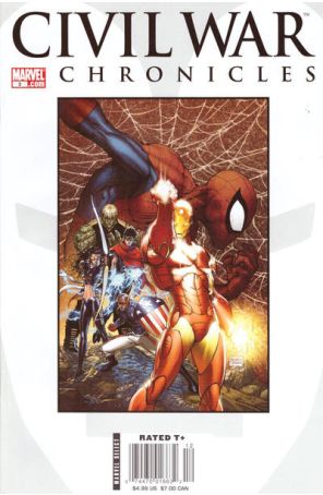 Civil War Chronicles 3 (Newsstand) published by Marvel with cover art by Michael Turner