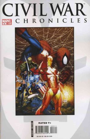 Civil War Chronicles 3 published by Marvel with cover art by Michael Turner