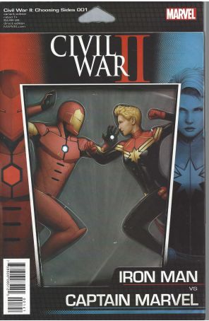 Civil War II: Choosing Sides 1A published by Marvel with cover art by John Tyler Christopher