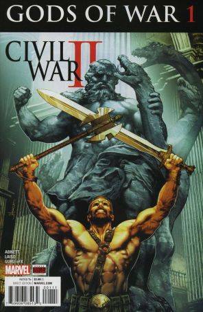 Civil War II: Gods Of War 1 published by Marvel with cover art by Jay Anacleto