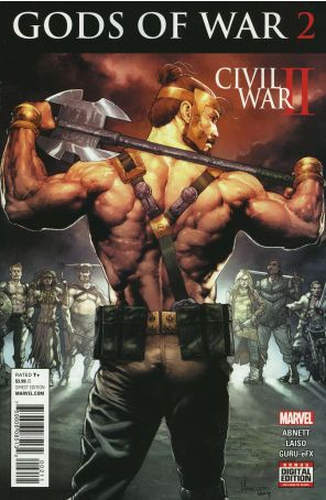 Civil War II: Gods Of War 2 published by Marvel with cover art by Jay Anacleto