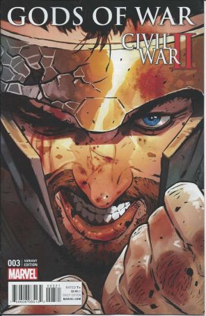 Civil War II: Gods Of War 3A published by Marvel with cover art by Aco