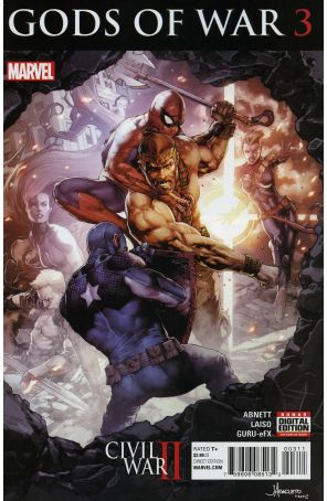 Civil War II: Gods Of War 3 published by Marvel with cover art by Jay Anacleto