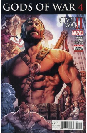 Civil War II: Gods Of War 4 published by Marvel with cover art by Jay Anacleto