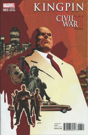 Civil War II: Kingpin 3A published by Marvel with cover art by Steve Epting