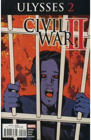 Civil War II: Ulysses 2 published by Marvel with cover art by Francesco Francavilla