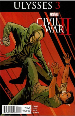 Civil War II: Ulysses 3 published by Marvel with cover art by Francesco Francavilla