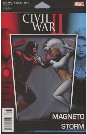 Civil War II: X-Men 1A published by Marvel with cover art by John Tyler Christopher