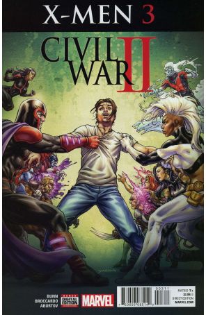 Civil War II: X-Men 3 published by Marvel with cover art by David Yardin