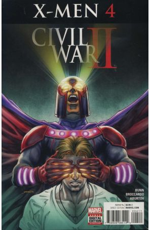 Civil War II: X-Men 4 published by Marvel with cover art by David Yardin