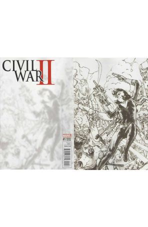 Civil War II 1B published by Marvel with cover art by Kim Jung Gi