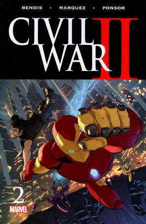 Civil War II 2 published by Marvel with cover art by Marko Djurdjevic