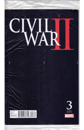 Civil War II 3 (in bag) published by Marvel with cover art by Marko Djurdjevic