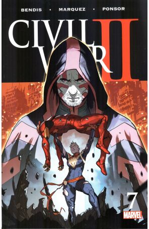 Civil War II 7 published by Marvel with cover art by Marko Djurdjevic