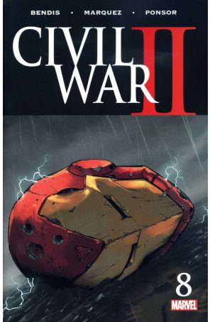 Civil War II 8 published by Marvel with cover art by Marko Djurdjevic