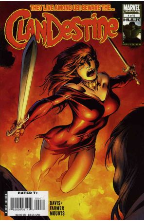 ClanDestine (2nd Series) 4 published by Marvel with cover art by Alan Davis